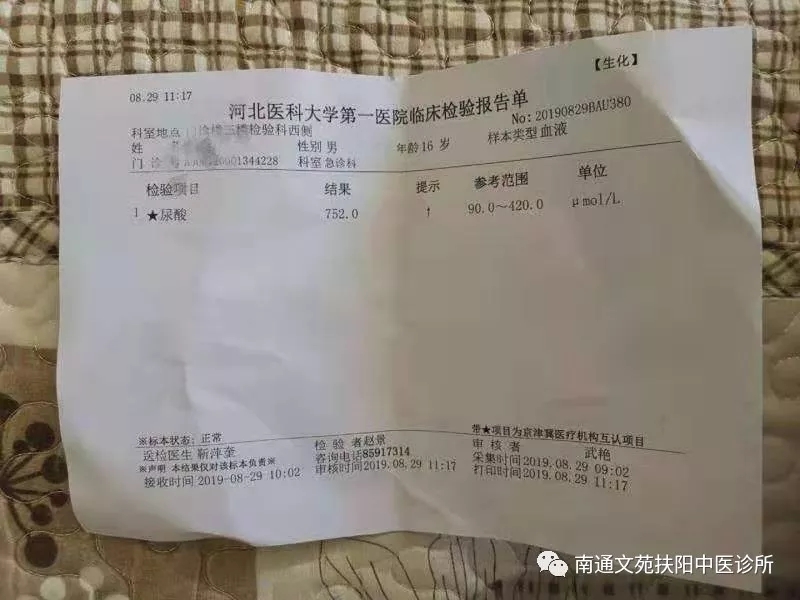 南通文苑扶阳中医：中医药治疗尿酸高