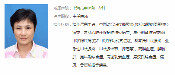 上海top100名中医擅治甲状腺结节的张敏医师
